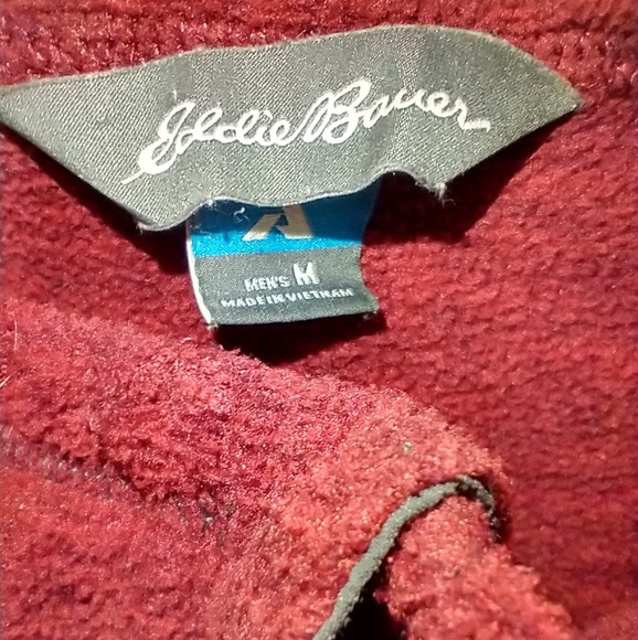 Eddie Bauer First Ascent 1/4 Zip Fleece Pullover Men's sz Medium - Picture 6 of 6